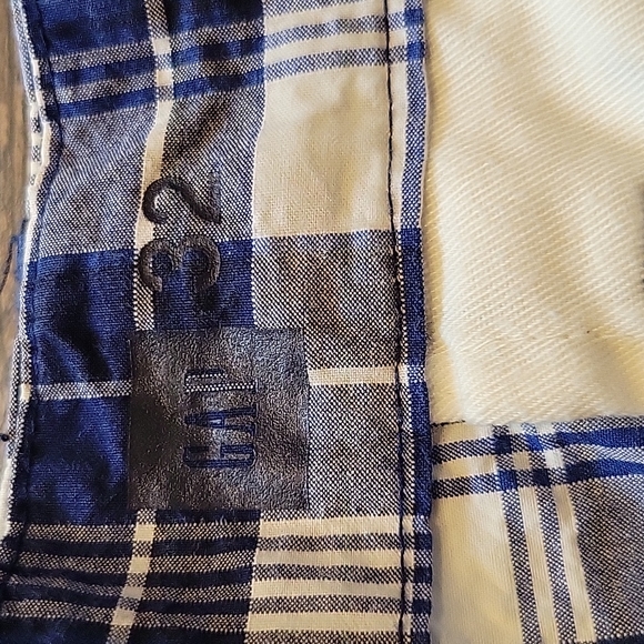 2/$15 Mens Blue Plaid Chinos - Picture 3 of 4